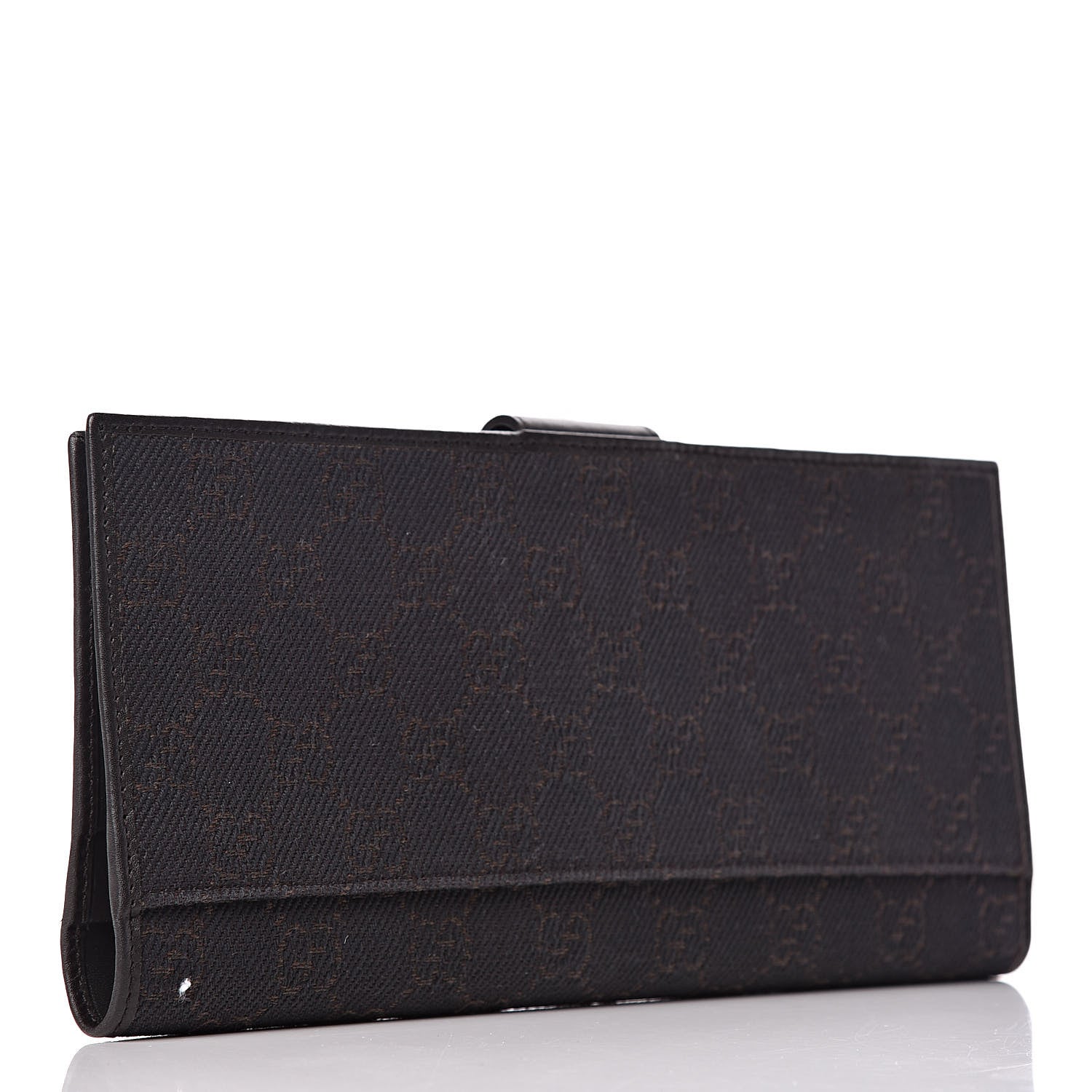 Gucci Monogram Wallet Dark Brown 3 of 11