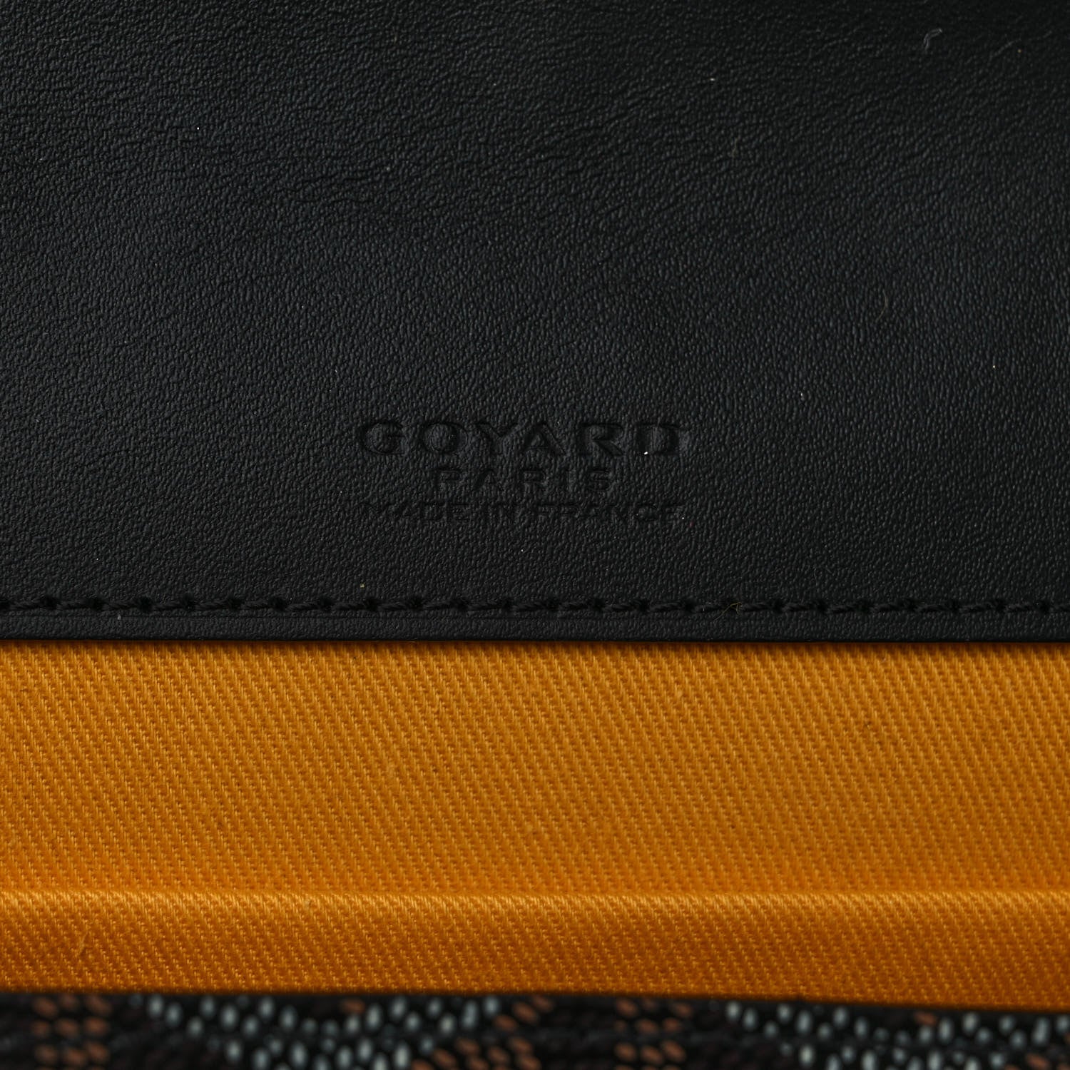 Goyard Goyardine Monte Carlo Bois Clutch With Strap Black 6 of 10