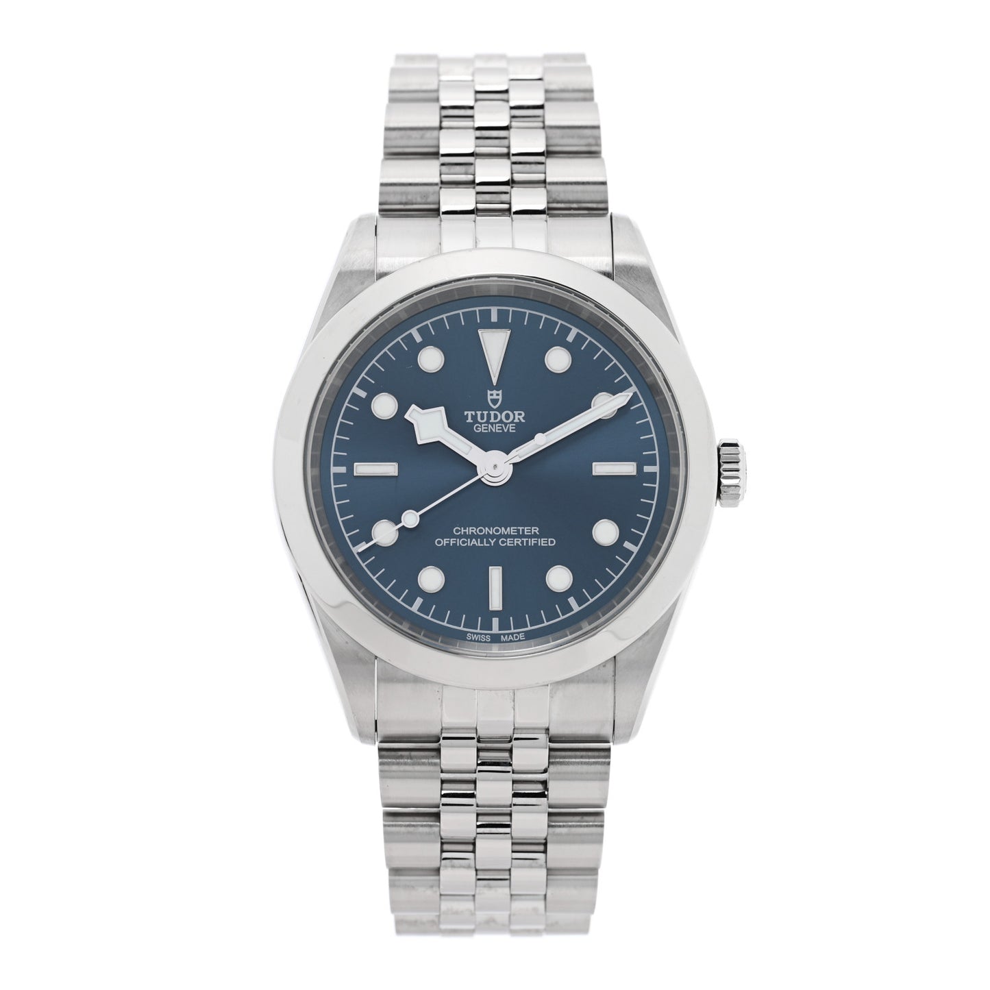 Stainless Steel 41mm Black Bay Automatic Watch Blue 79680