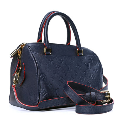 Louis Vuitton Empreinte Speedy Bandouliere 25 NM Marine Rouge 3 of 6