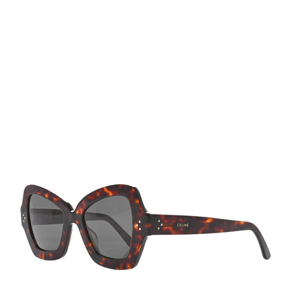 Celine Acetate Butterfly Sunglasses CL40067I Red Havana Smoke 1 of 6