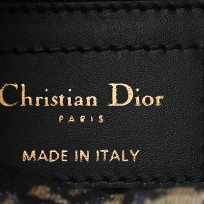 Christian Dior Wicker Oblique Medium Lady Dior Bag Blue Blue 6 of 12