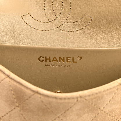 Chanel Suede Calfskin Mini Souplissimo Flap Dark Beige 6 of 11