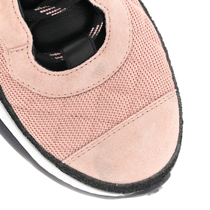 Chanel Mesh Suede Calfskin Quilted Sneakers 41 Black Pink 10 of 16