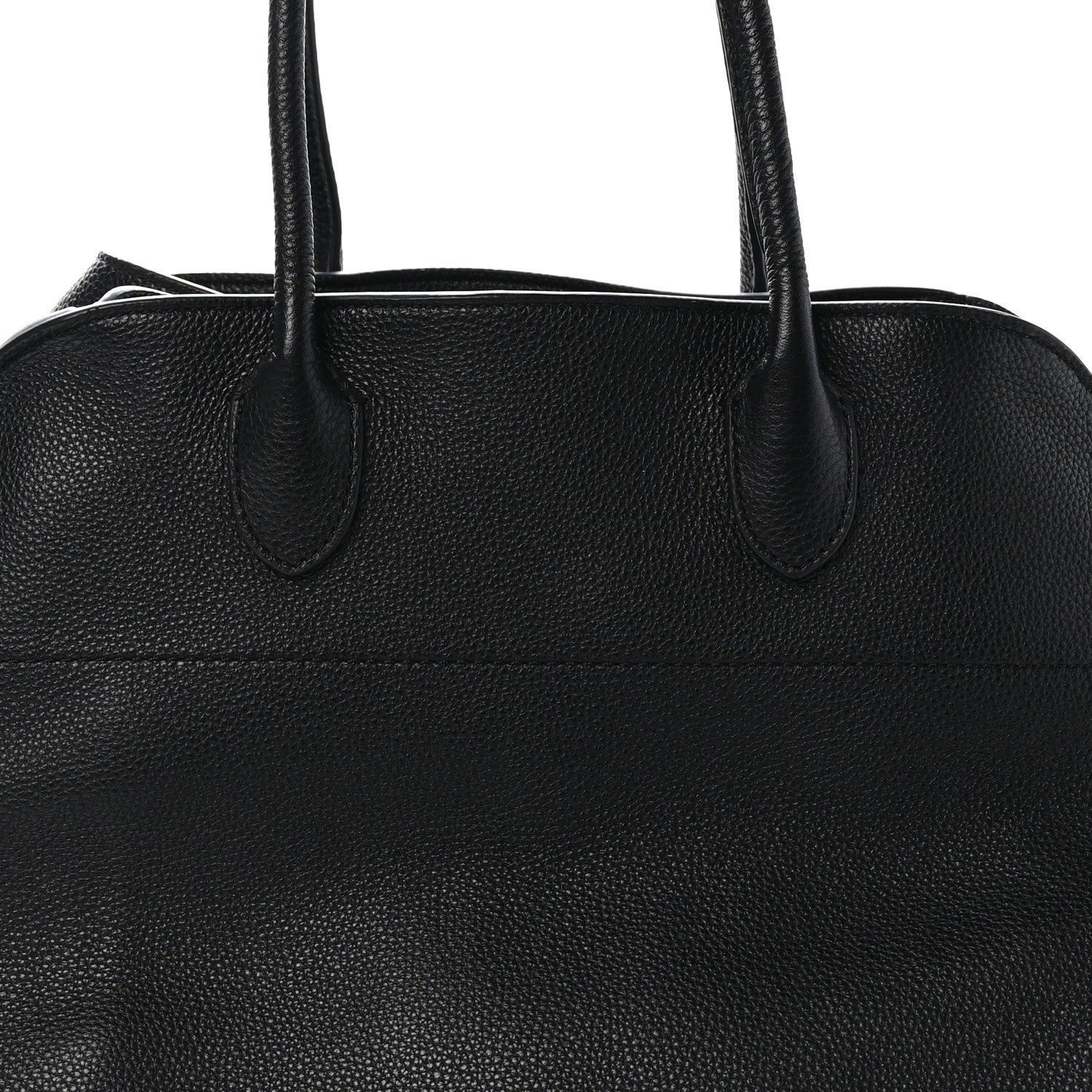 The Row Matte Grained Calfskin Soft Margaux 15 Black 7 of 11