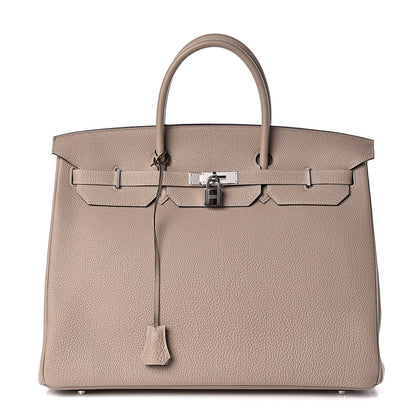 Hermes Togo Birkin 40 Gris Tourterelle 1 of 10
