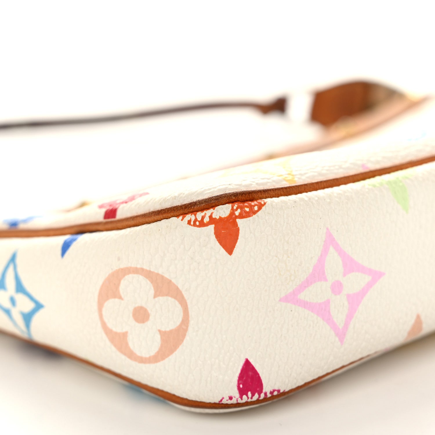 Louis Vuitton Monogram Multicolor Pochette Accessories White 9 of 13