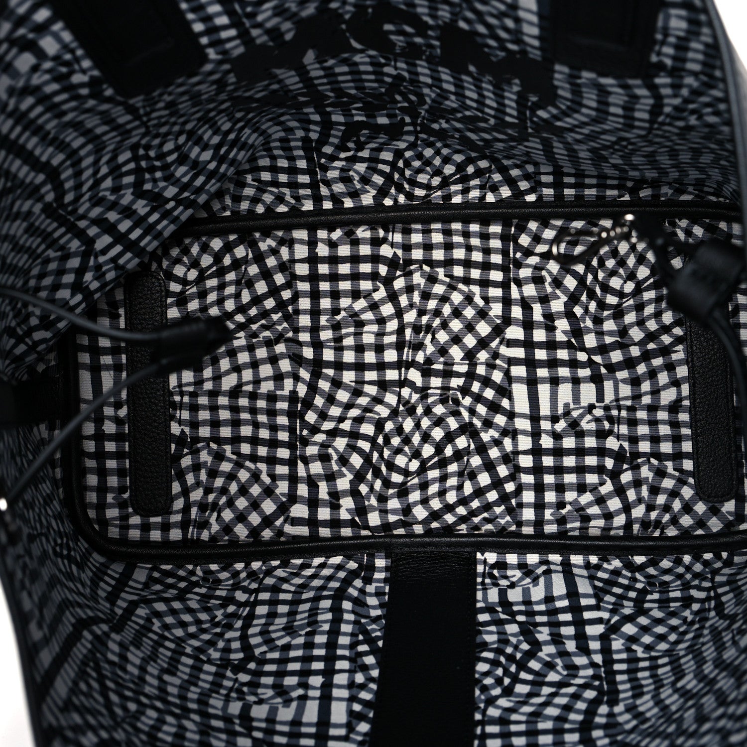 MCM Visetos Medium Reversible Shopping Tote Black 6 of 17
