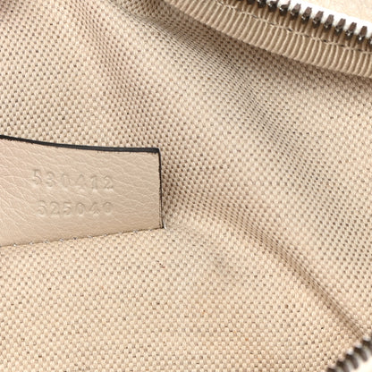 Gucci Grained Calfskin Logo Belt Bag White 7 of 13
