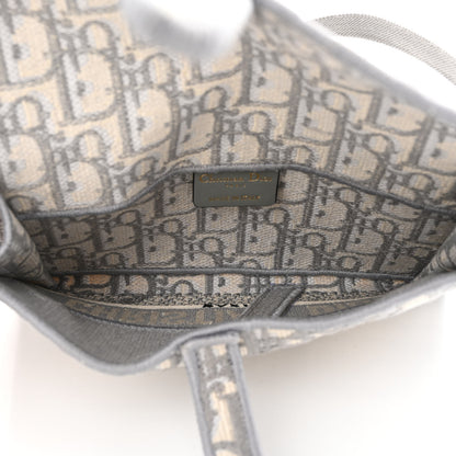Christian Dior Oblique Slim Saddle Pouch Grey 5 of 14