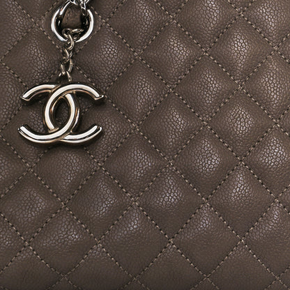 Chanel Metallic Caviar Quilted Medium Just Mademoiselle Beige 8 of 10