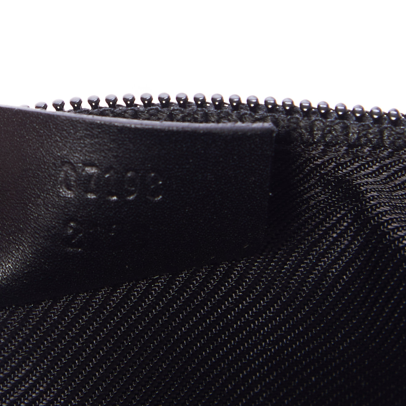 Gucci Denim Monogram Boat Pochette Black 8 of 8