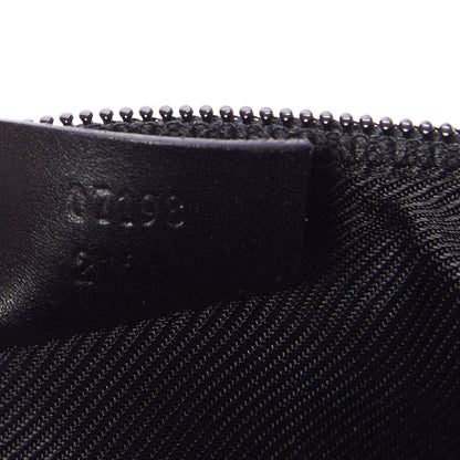 Gucci Denim Monogram Boat Pochette Black 8 of 8