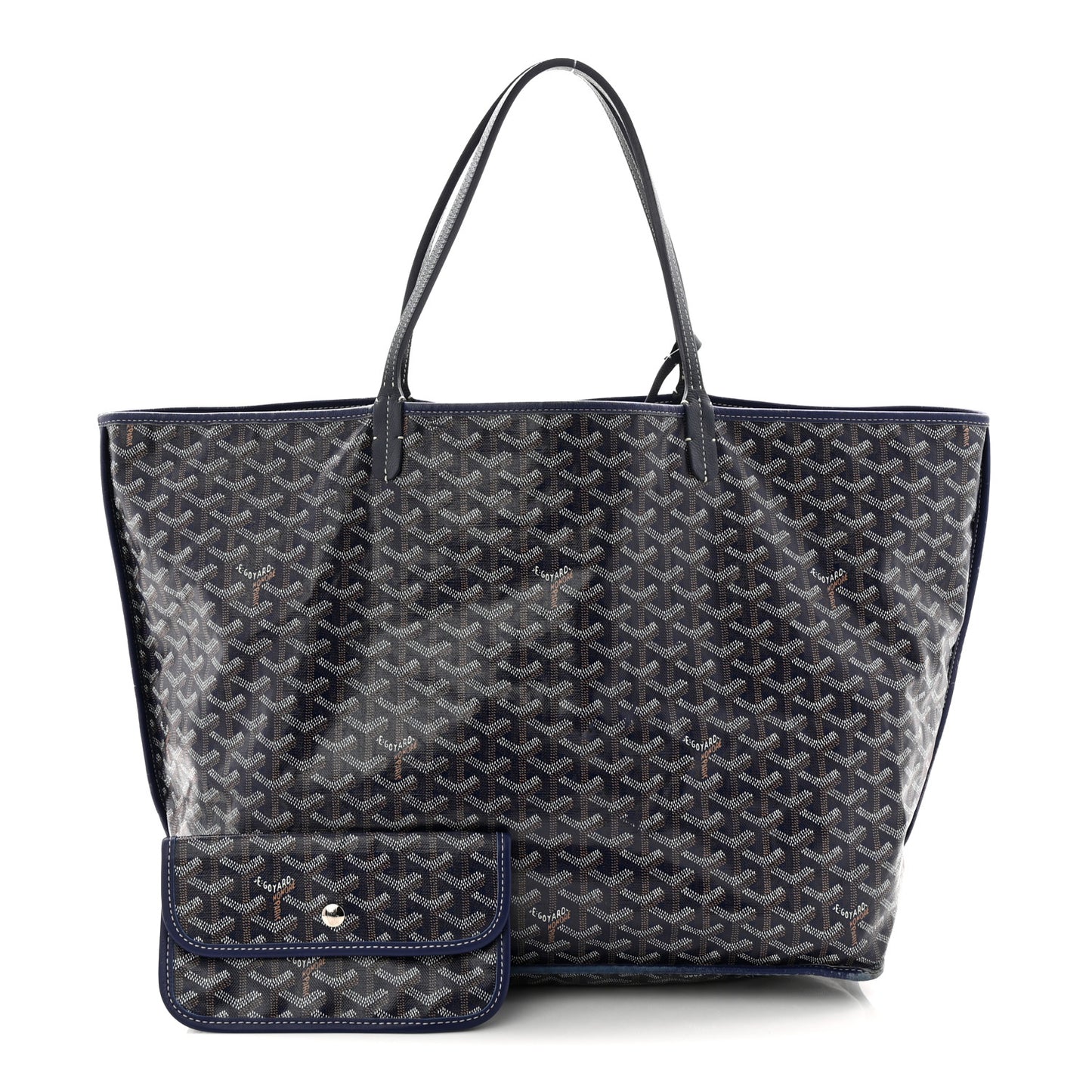 Goyardine Reversible Anjou GM Navy
