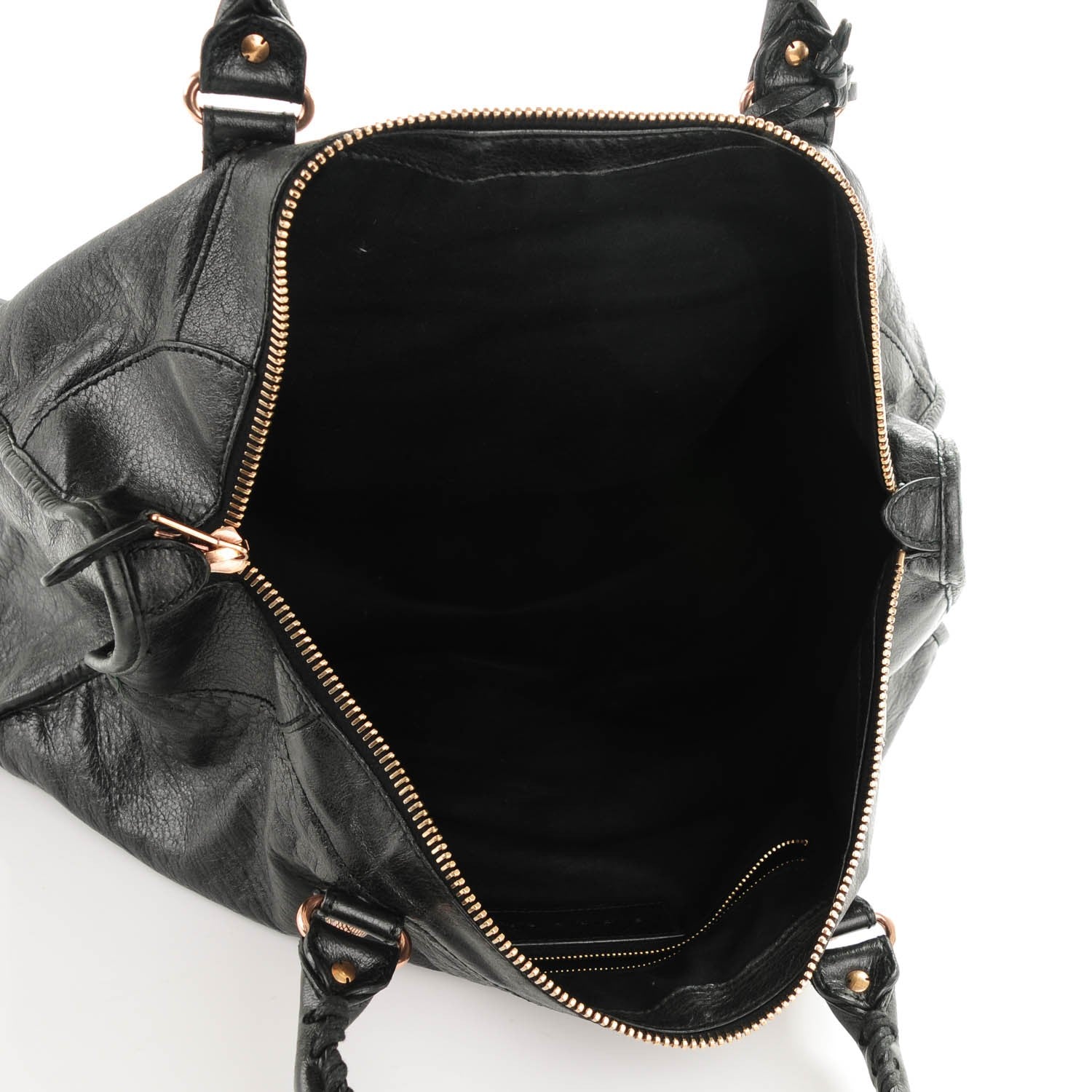 Balenciaga Agneau Giant 12 Rose Gold Hardware Work Black 5 of 7