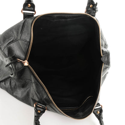 Balenciaga Agneau Giant 12 Rose Gold Hardware Work Black 5 of 7