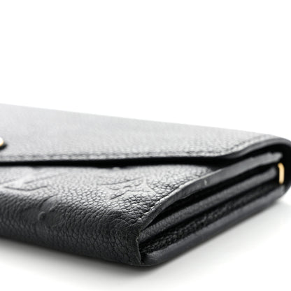 Louis Vuitton Empreinte Sarah Wallet NM Black 9 of 11
