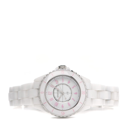 Chanel Stainless Steel Ceramic 33mm J12 Quartz Watch Blush 2 of 5
