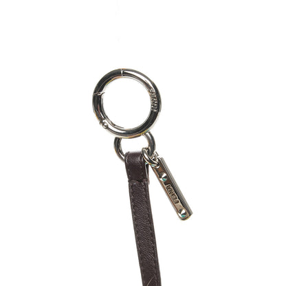 Fendi Shiny Nappa Mink Fox Fur Crystal QuTweet Dazzling Bag Bug Charm Bordeaux Seashell Multicolor 4 of 5
