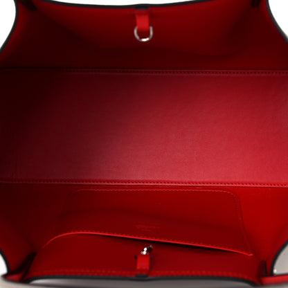 Christian Louboutin Calfskin Spiked Small Cabarock Shopper Tote Sasso 4 of 8