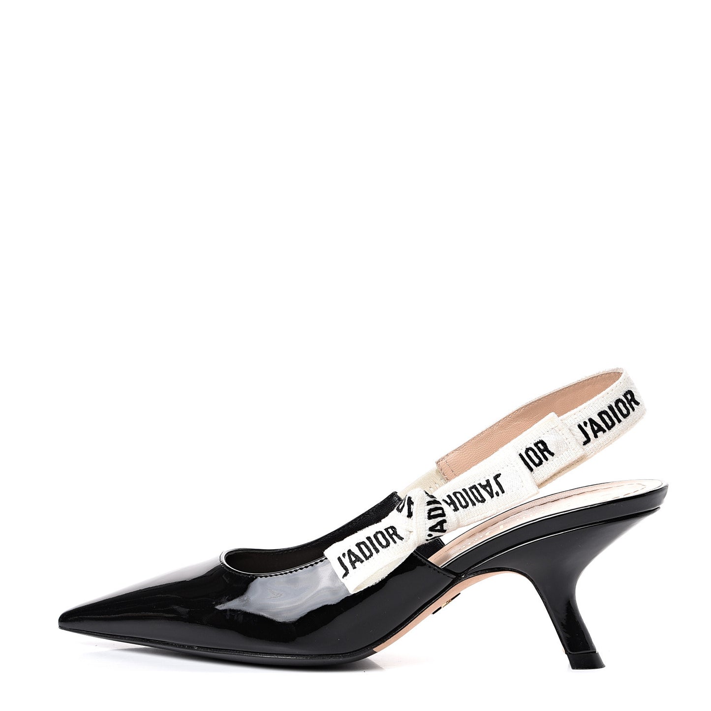 Patent Ribbon J'Adior Slingback 65mm Pumps 35 Black
