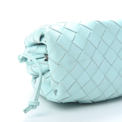Bottega Veneta Nappa Intrecciato The Mini Pouch Topazio Silver 9 of 11