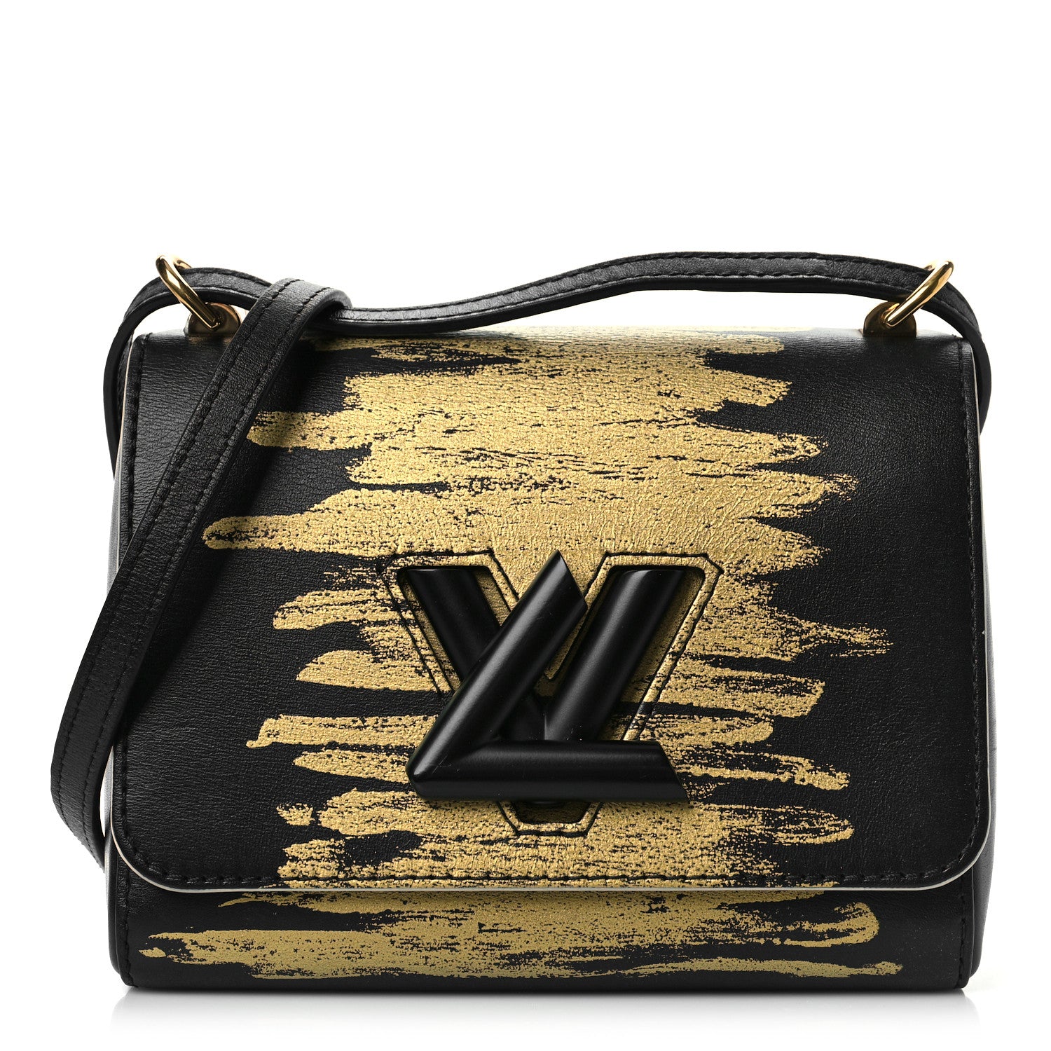 Louis Vuitton Calfskin Twist Shoulder Bag PM Light Gold 1 of 7