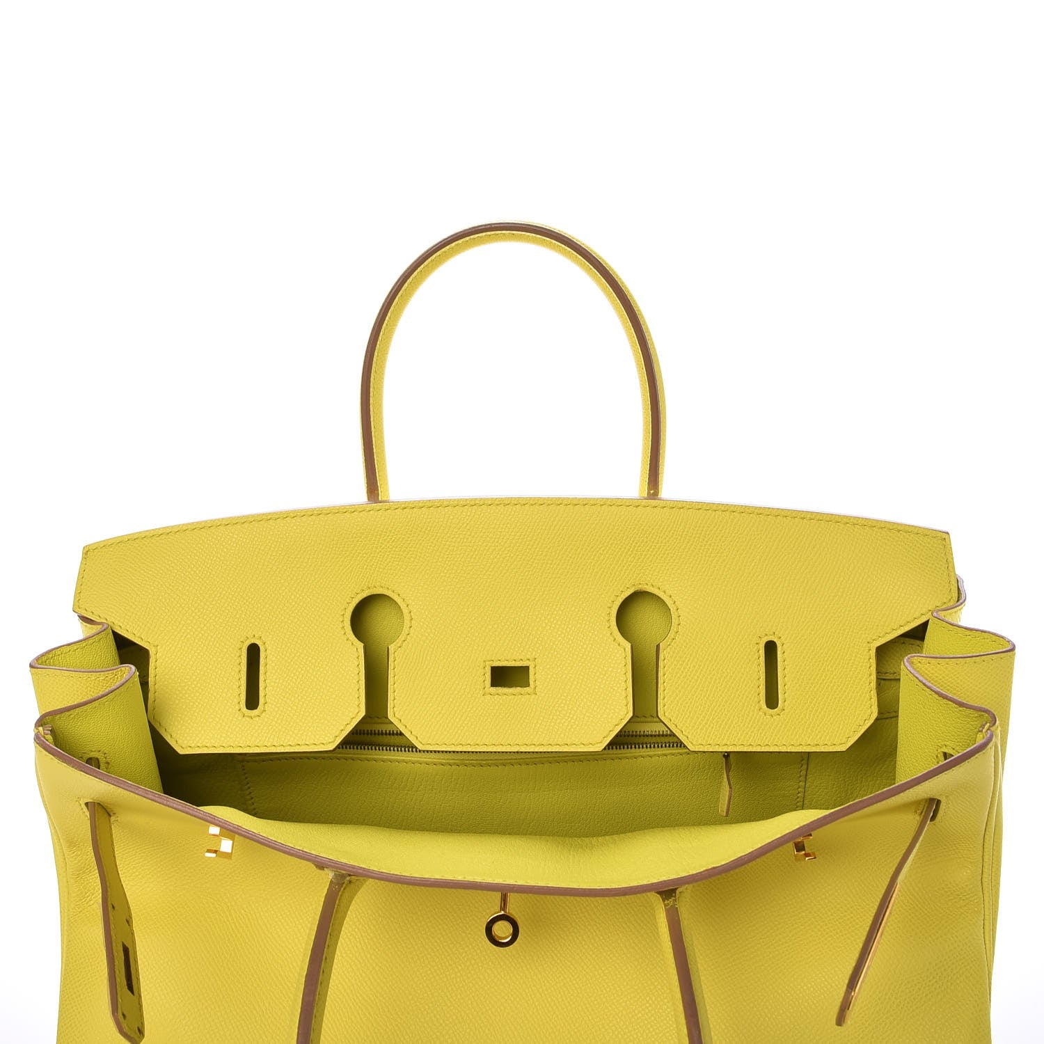 Hermes Epsom Birkin 35 Lime 28 of 35