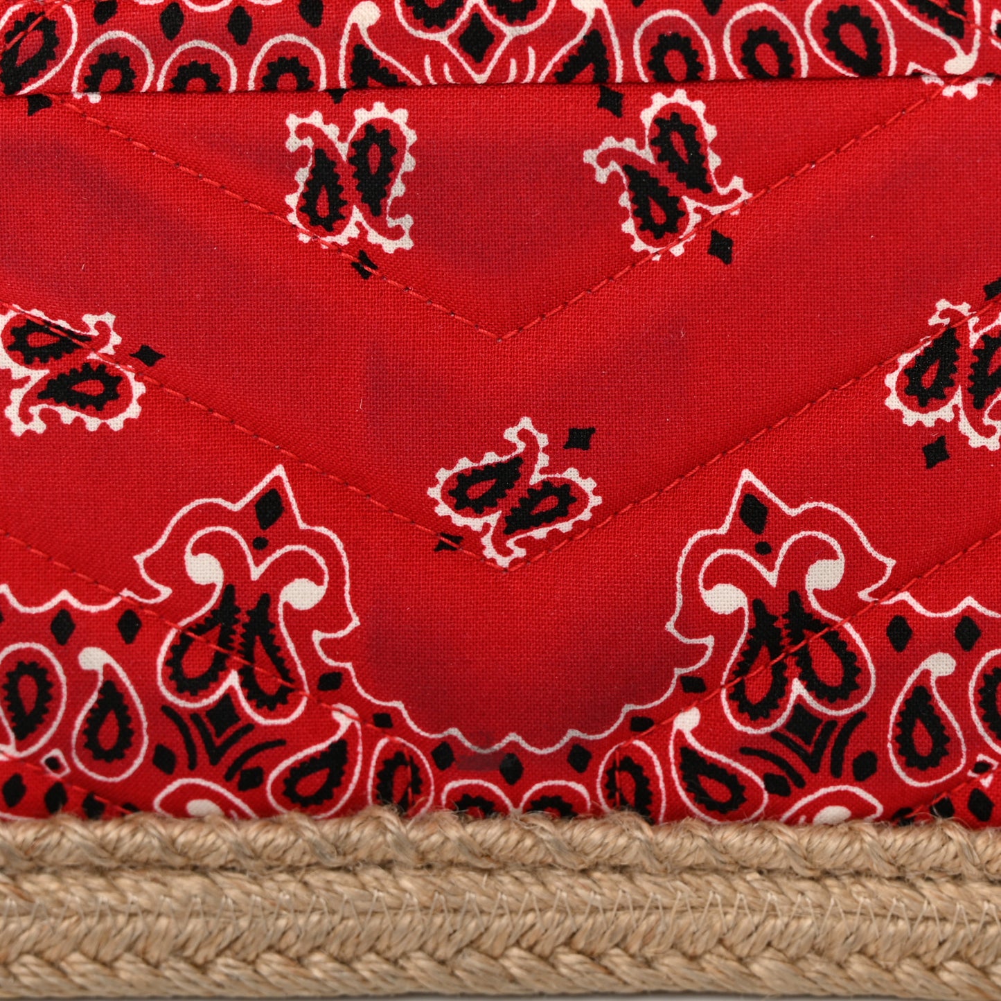 Cotton Bandana Y Quilted Monogram Toy Loulou Crossbody Bag Red