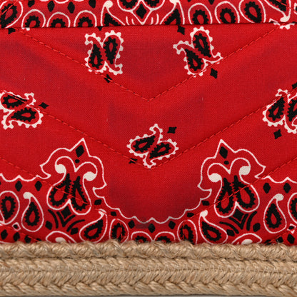 Saint Laurent Cotton Bandana Y Quilted Monogram Toy Loulou Crossbody Bag Red 16 of 16