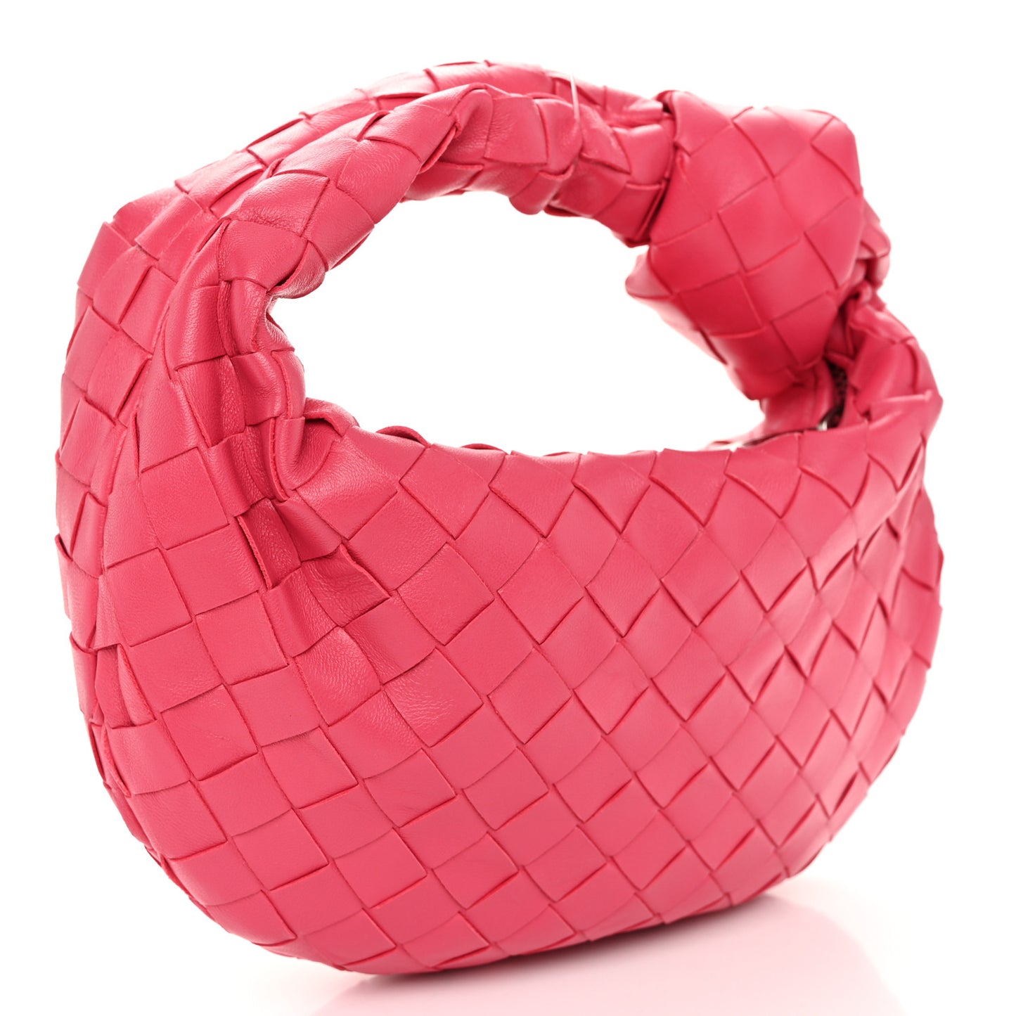 Nappa Intrecciato Mini Jodie Cranberry