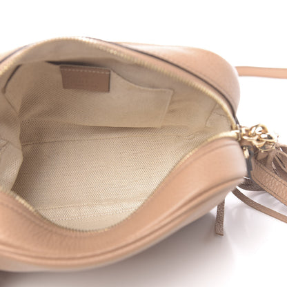 Gucci Pebbled Calfskin Small Soho Disco Bag Rose Beige 5 of 10