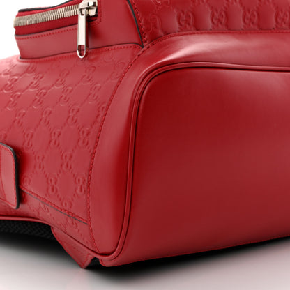 Gucci Guccissima Signature Day Backpack Hibiscus Red 10 of 11