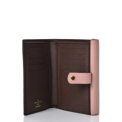 Louis Vuitton Damier Ebene Normandy Compact Wallet Rose Ballerine 5 of 9
