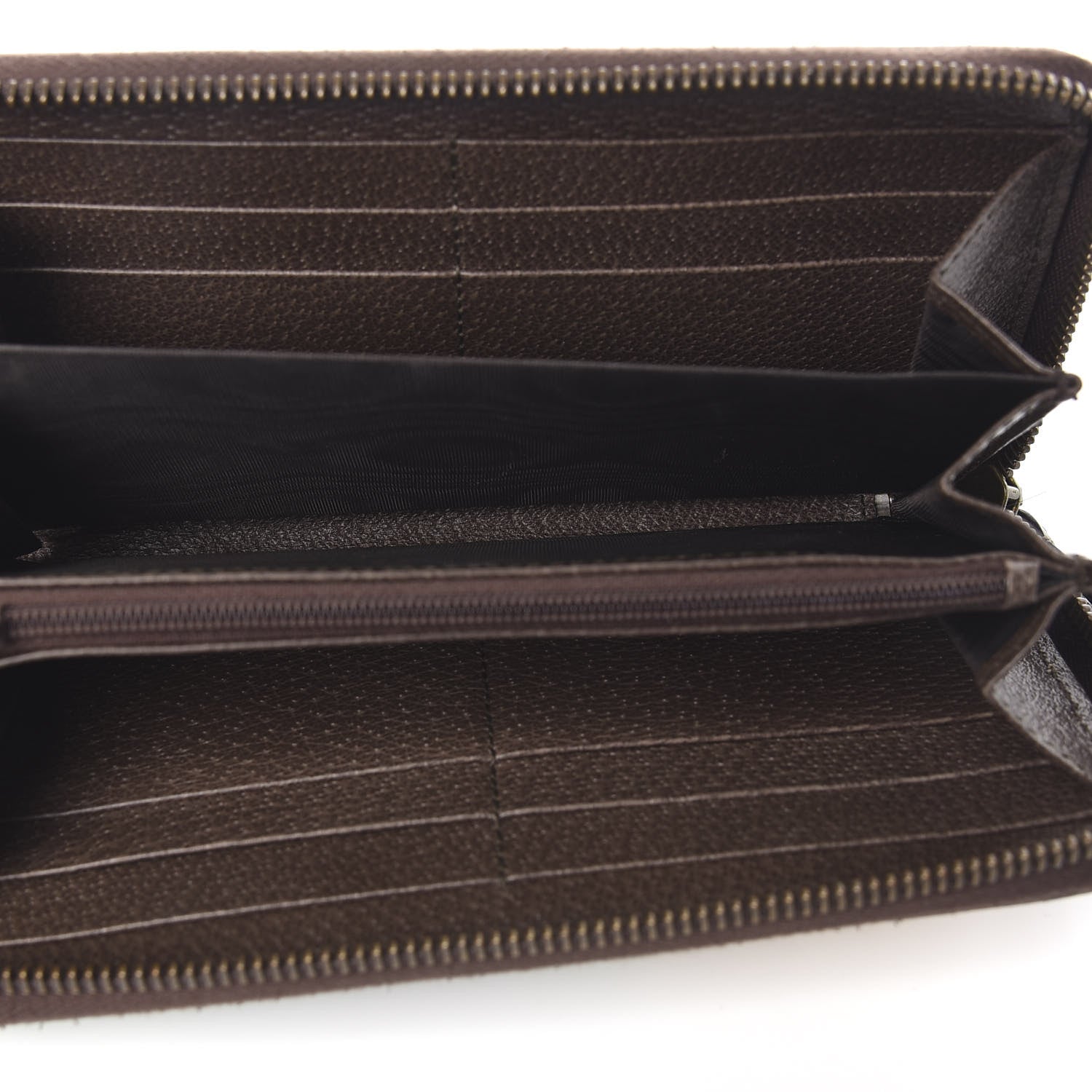 Gucci GG Supreme Monogram Bengal Zip Around Wallet Beige Yard 5 of 8