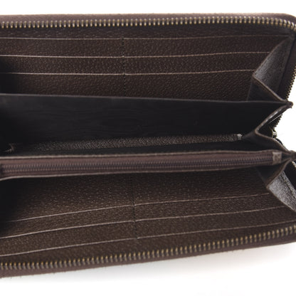 Gucci GG Supreme Monogram Bengal Zip Around Wallet Beige Yard 5 of 8