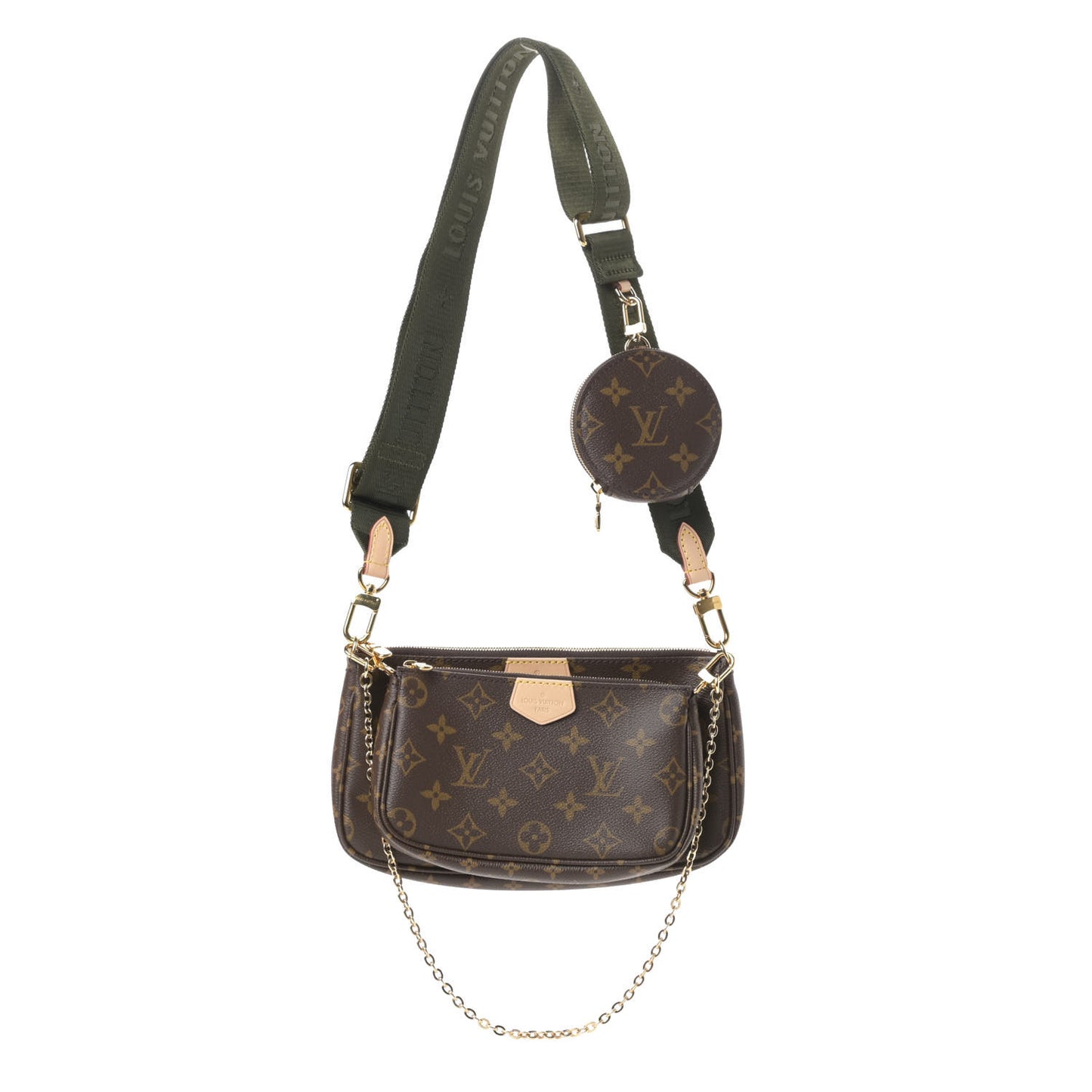 Monogram Multi Pochette Accessories Kaki
