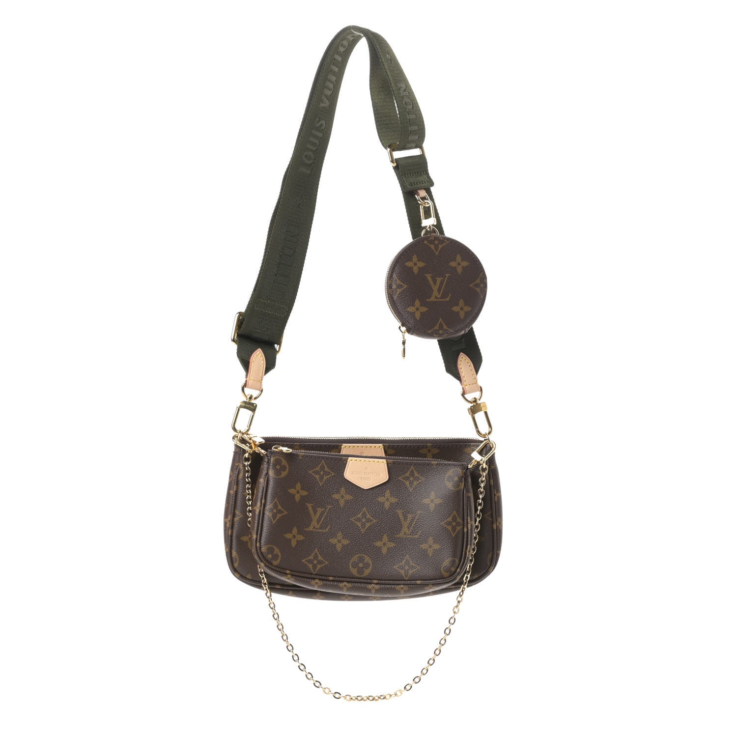 Louis Vuitton Monogram Multi Pochette Accessories Kaki 1 of 14