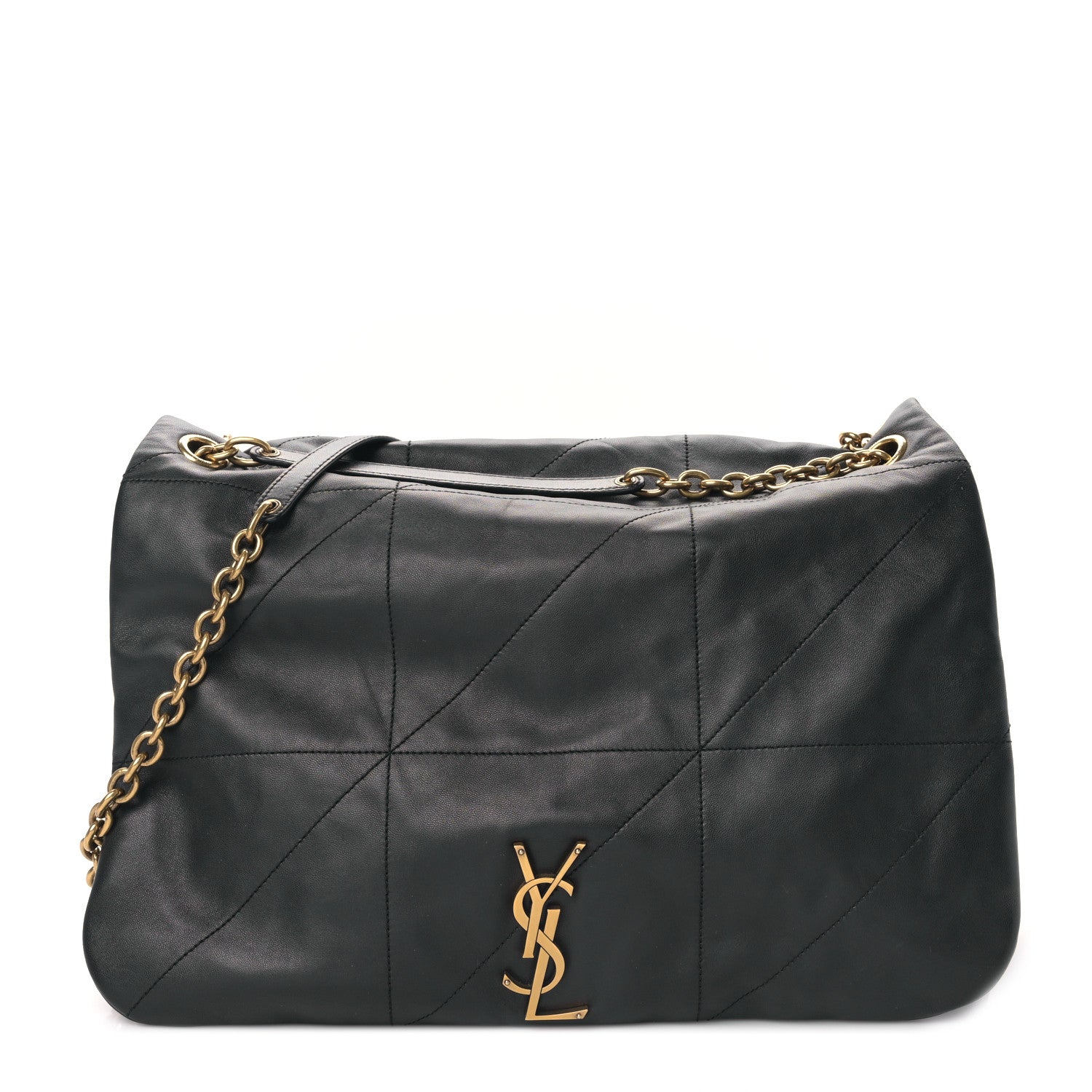 Saint Laurent Lambskin Matelasse Monogram Large Jamie 4.3 Black 1 of 8