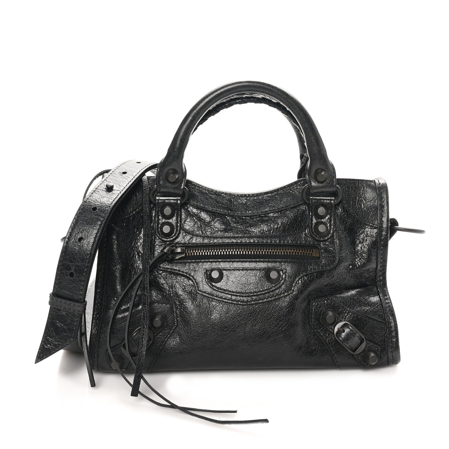 Balenciaga Agneau Arena Classic Hardware Le City Mini  Black 1 of 10