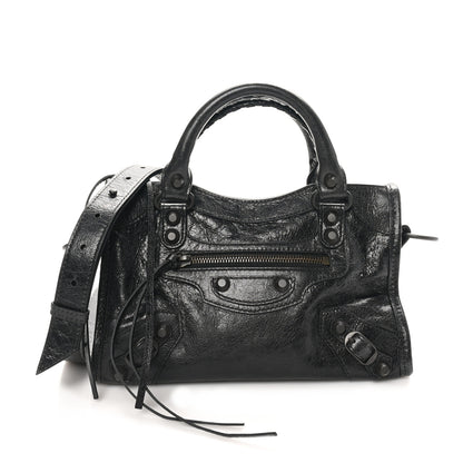 Balenciaga Agneau Arena Classic Hardware Le City Mini  Black 1 of 10