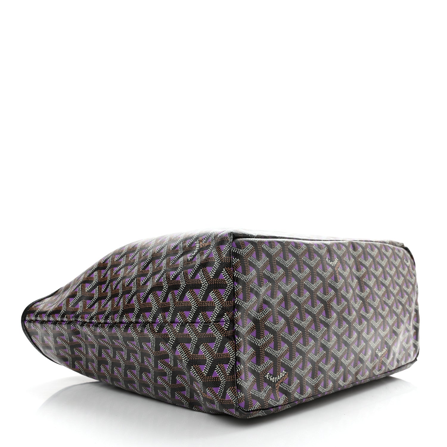 Goyard Goyardine Saint Louis Claire Voie PM Black Violet 5 of 11