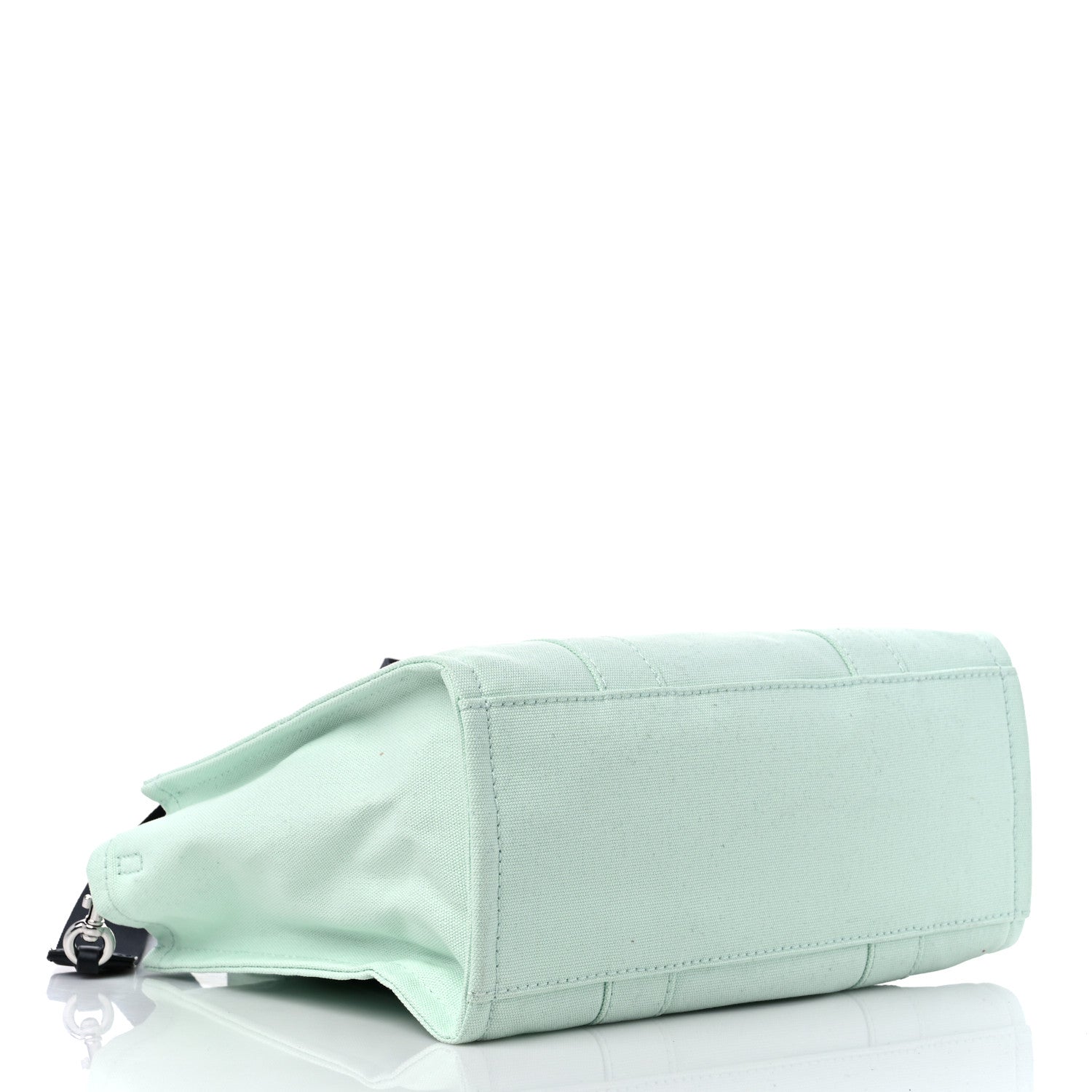 Marc Jacobs Cotton Canvas Small The Traveler Tote Bag Seafoam 4 of 8