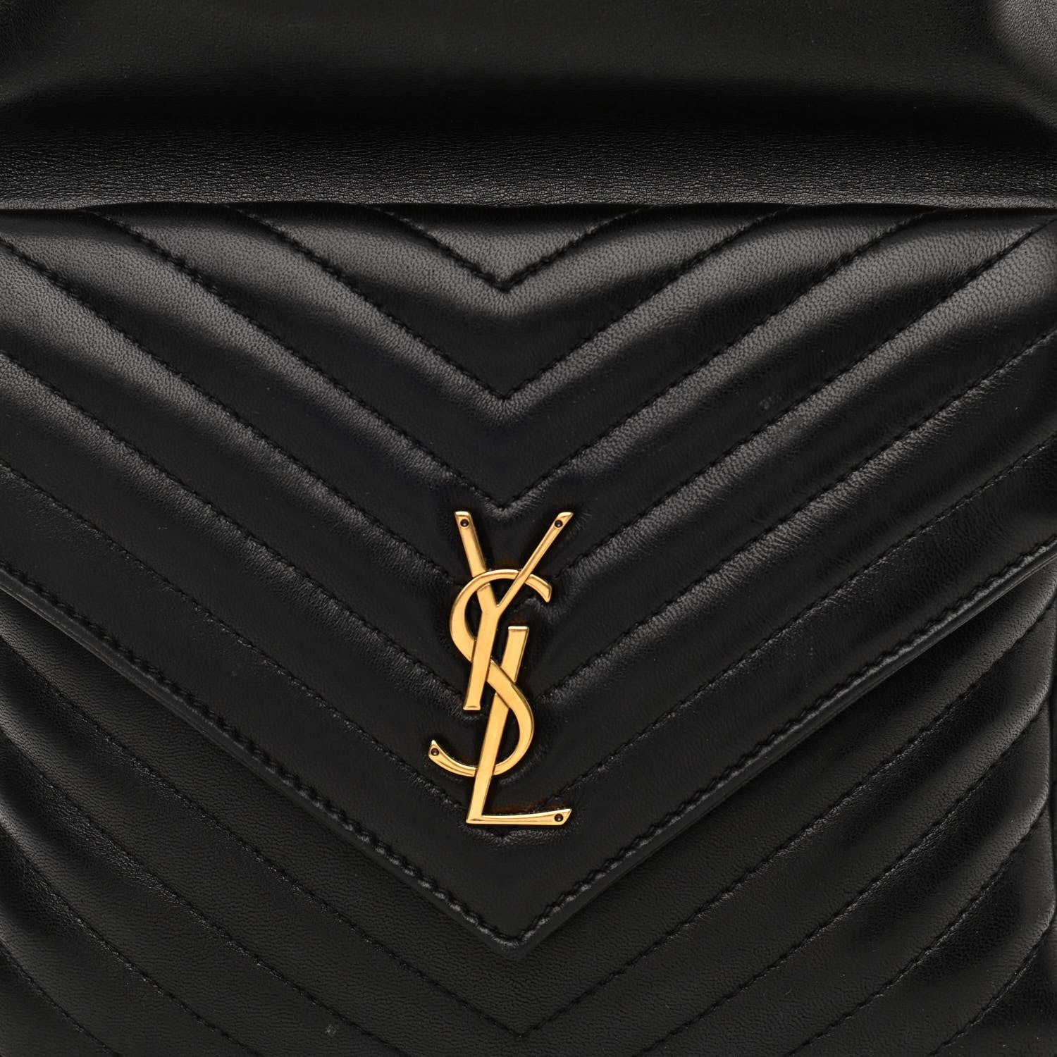 Saint Laurent Lambskin Matelasse Monogram Joe Backpack Black 7 of 11