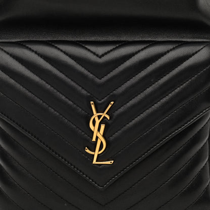 Saint Laurent Lambskin Matelasse Monogram Joe Backpack Black 7 of 11