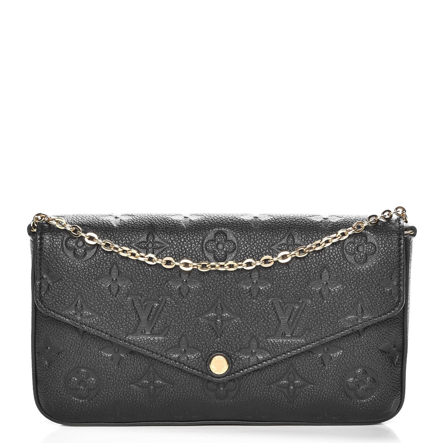 Empreinte Pochette Felicie Chain Wallet Black