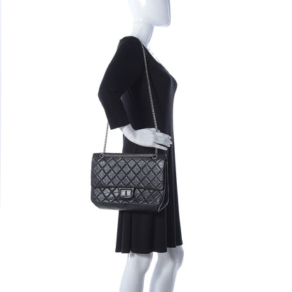 Chanel Aged Calfskin Quilted 2.55 Reissue 227 Flap Black 2 of 17