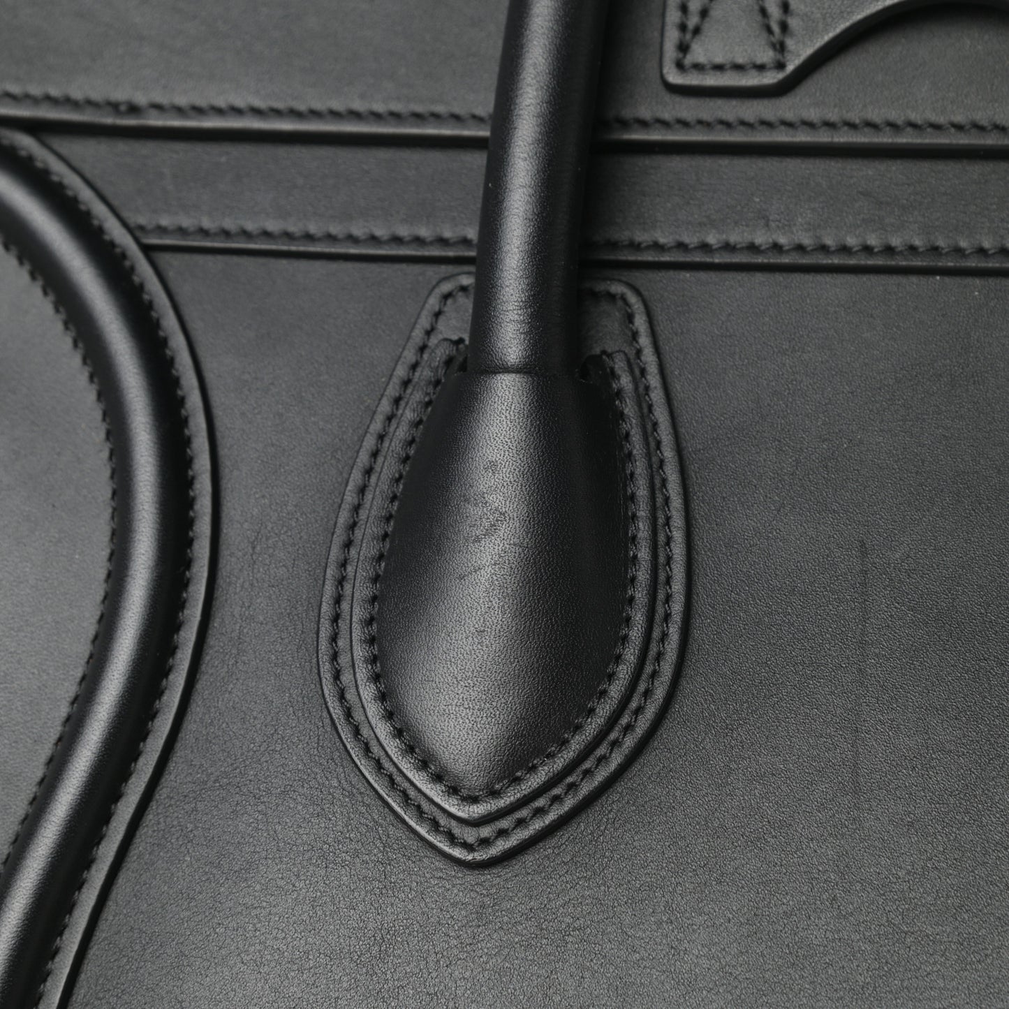 Smooth Calfskin Mini Luggage Black