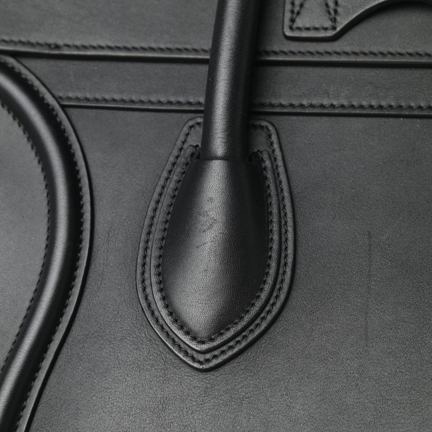 Celine Smooth Calfskin Mini Luggage Black 18 of 19