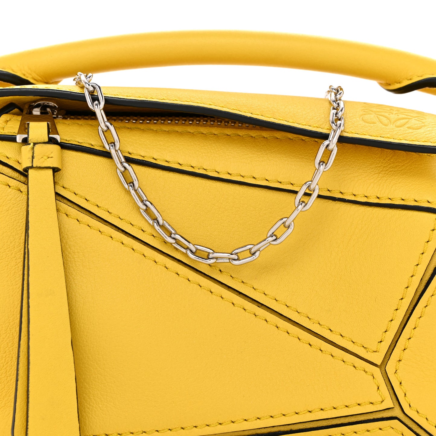 Calfskin Nano Puzzle Bag Yellow